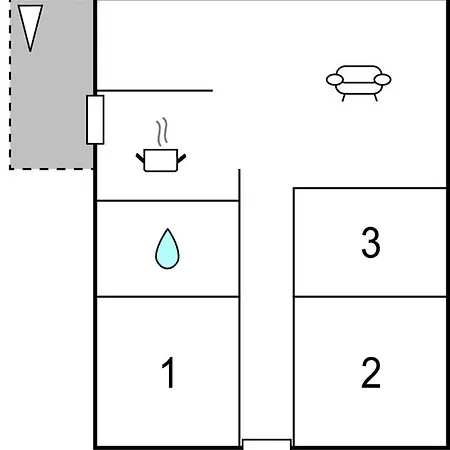 Three-bedroom In * Nørre Nebel